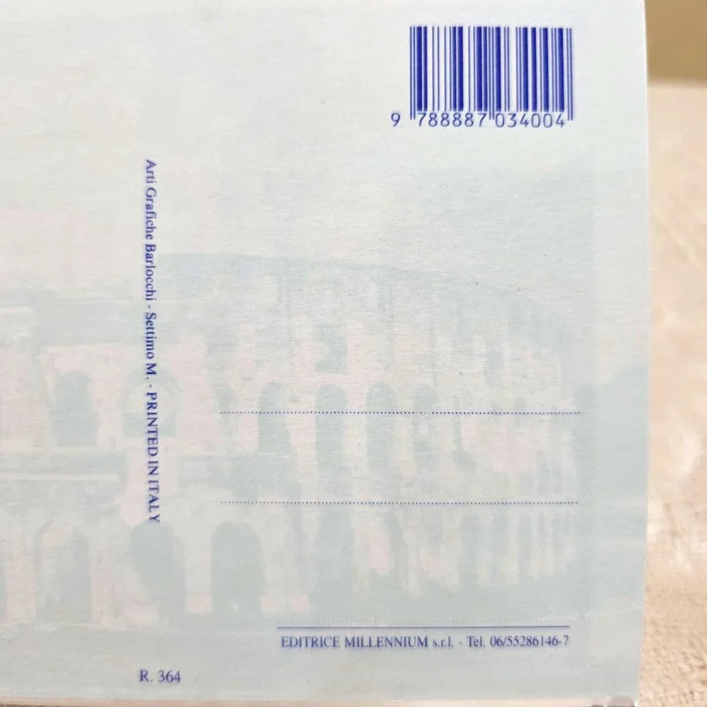 Vintage Postcard 2000 rome